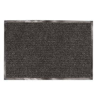 Коврик придверный Laima влаго-грязезащитный, ворсовое покрытие, 90х120см, черный